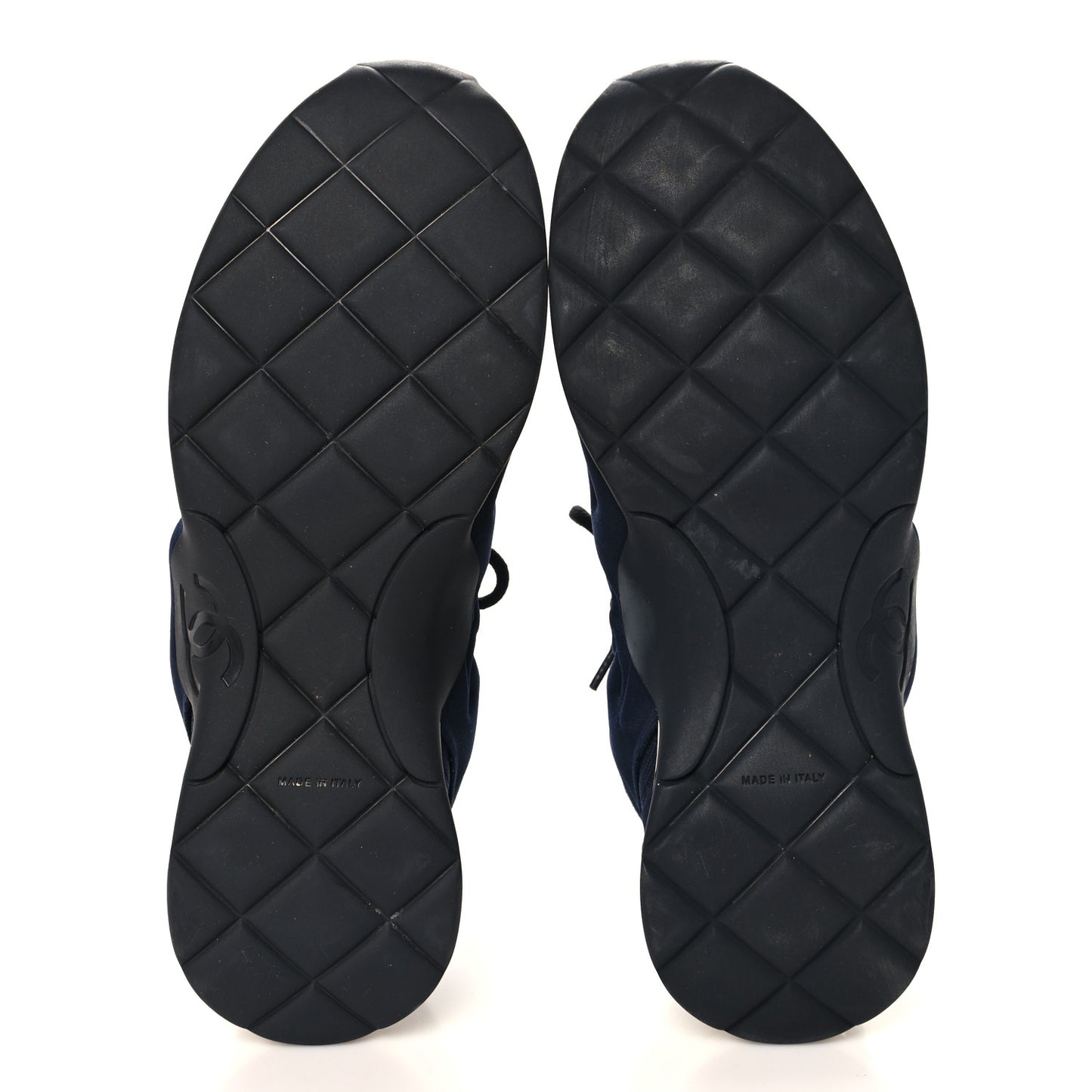 Stretch Fabric CC Sneakers 40 Black
