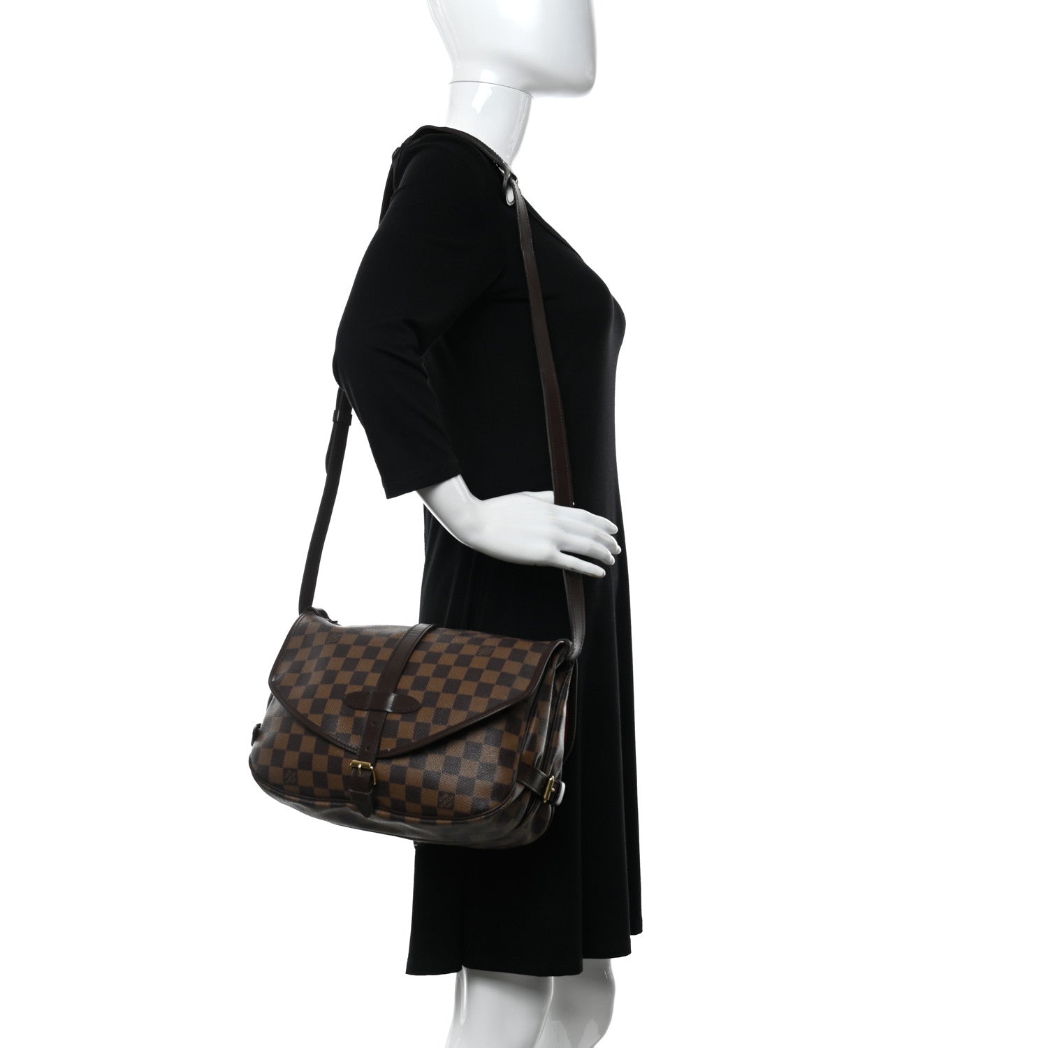 Louis Vuitton Damier Ebene Saumur 30 2 of 9