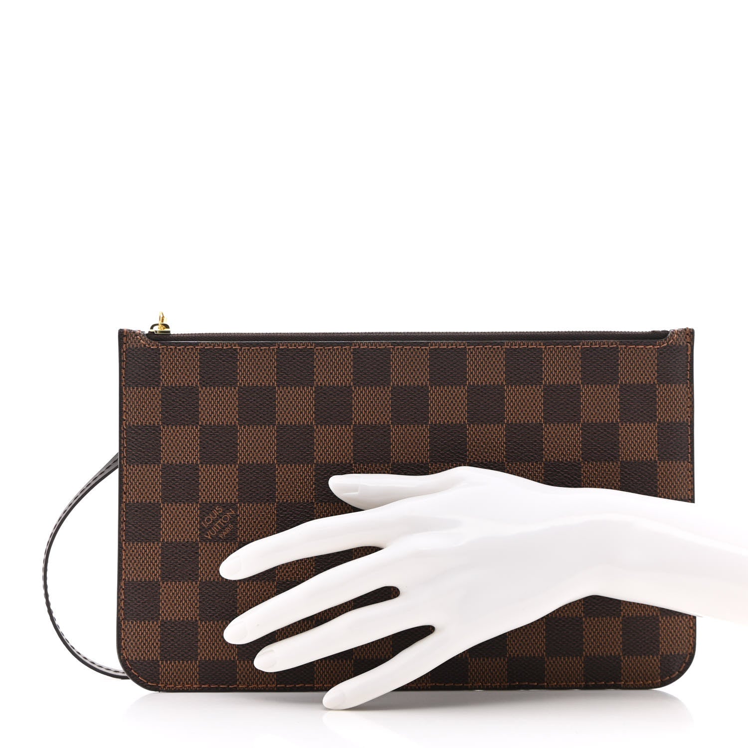Louis Vuitton Damier Ebene Neverfull MM GM Pochette 2 of 7