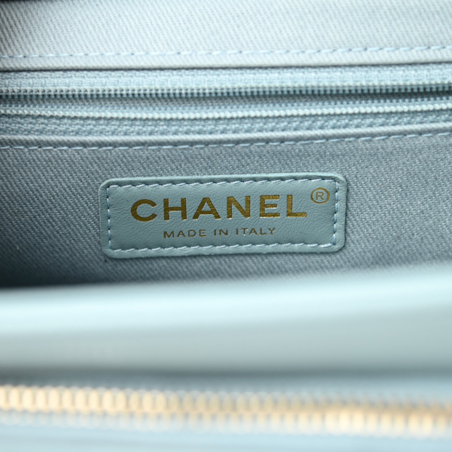 Chanel Caviar Quilted Medium Business Affinity Flap Light Blue 6 of 11