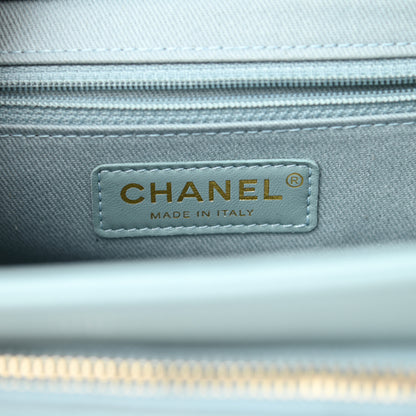 Chanel Caviar Quilted Medium Business Affinity Flap Light Blue 6 of 11