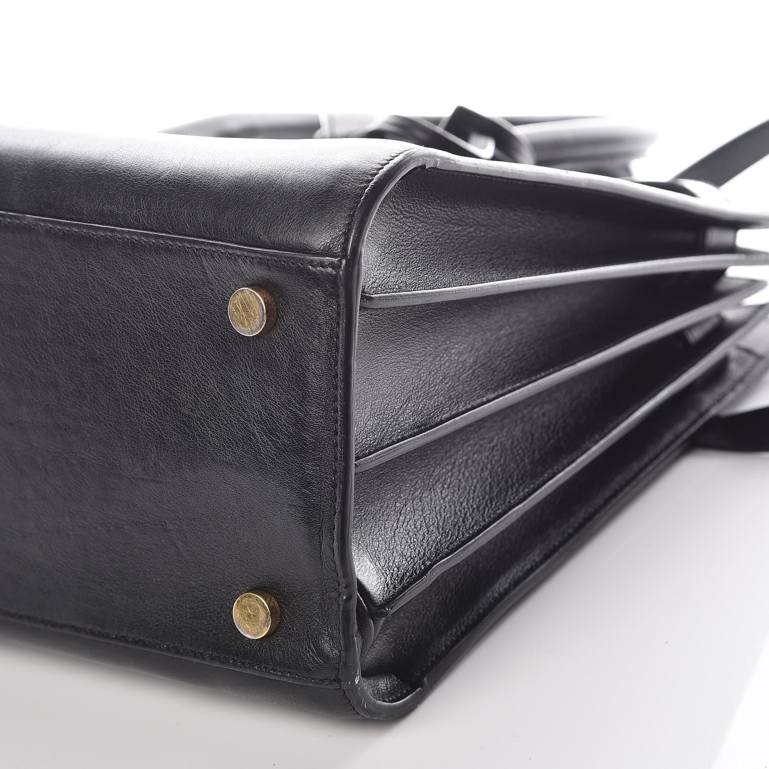 Saint Laurent Calfskin Small Sac De Jour Black 6 of 19