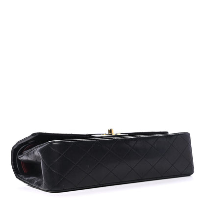 Chanel Lambskin Quilted Medium Double Flap Black 3 of 4