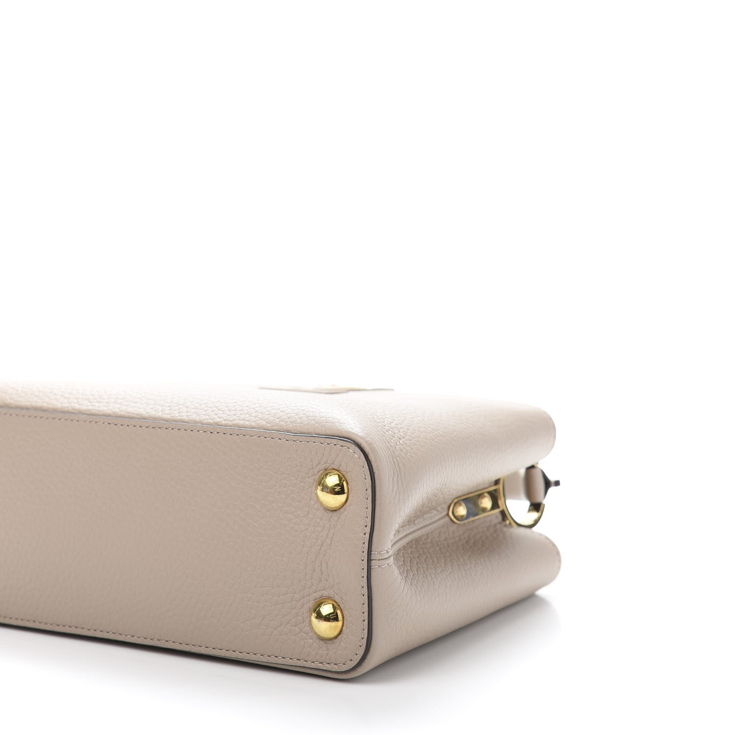 Louis Vuitton Taurillon Capucines BB Galet 10 of 11