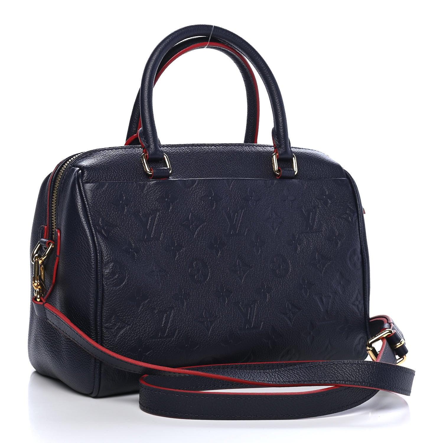Louis Vuitton Empreinte Speedy Bandouliere 25 NM Marine Rouge 3 of 9