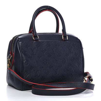 Louis Vuitton Empreinte Speedy Bandouliere 25 NM Marine Rouge 3 of 9