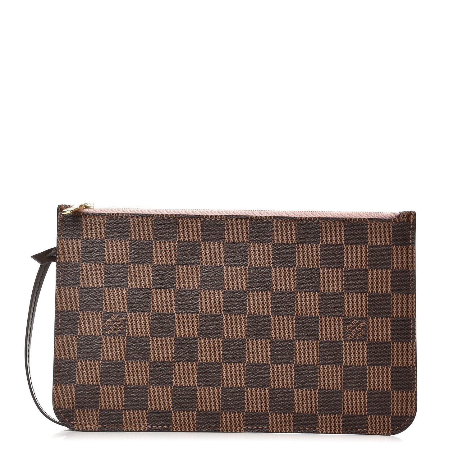 Damier Ebene Neverfull MM GM Pochette Rose Ballerine