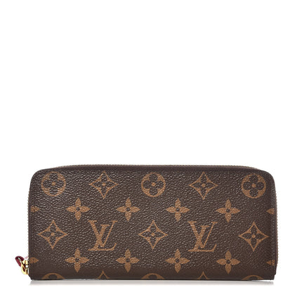 Louis Vuitton Monogram Clemence Wallet Fuchsia 1 of 8