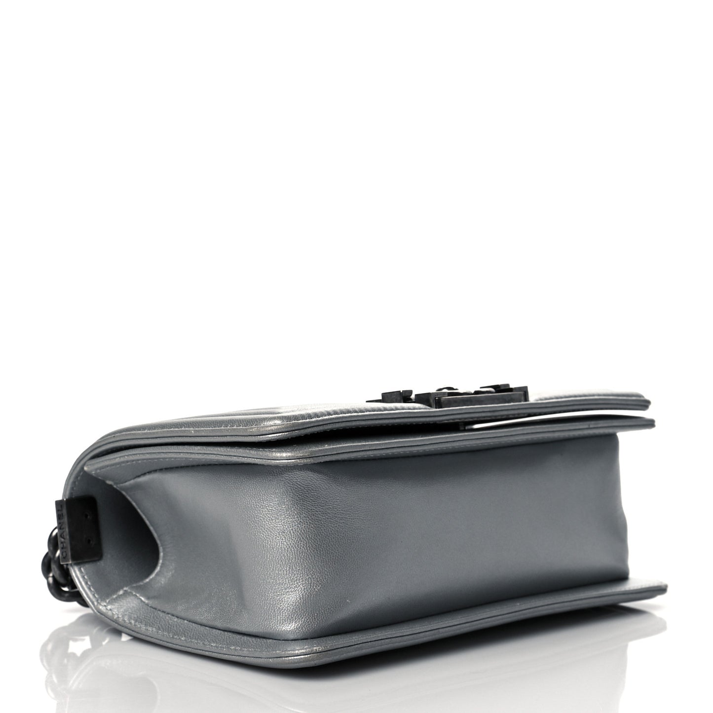 Galuchat Stingray Small Boy Flap Silver