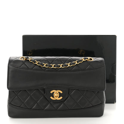 Chanel Lambskin Quilted Small Single Flap With Pouch Black 15 of 15