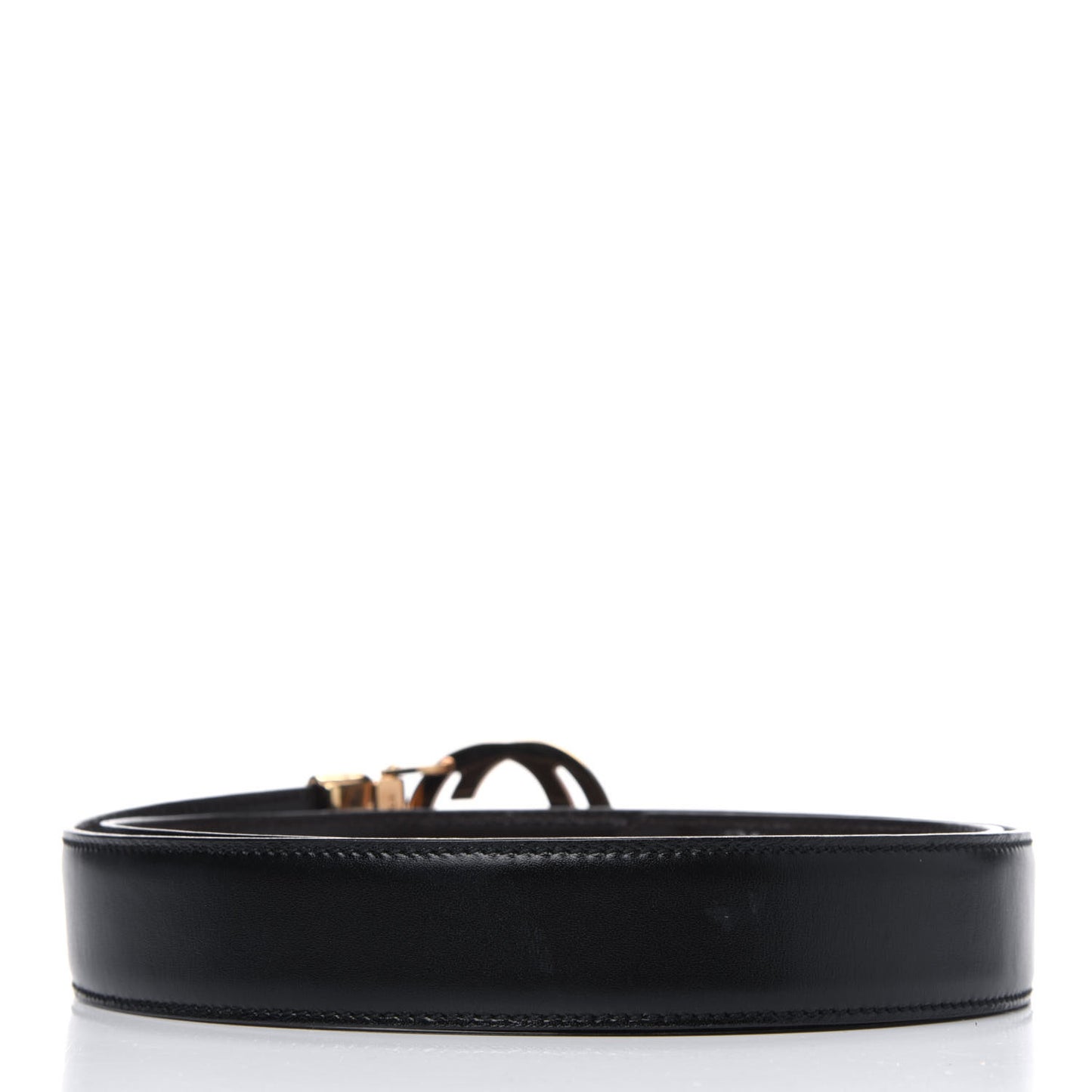 Calfskin Interlocking G Reversible Belt 90 36 Black Brown