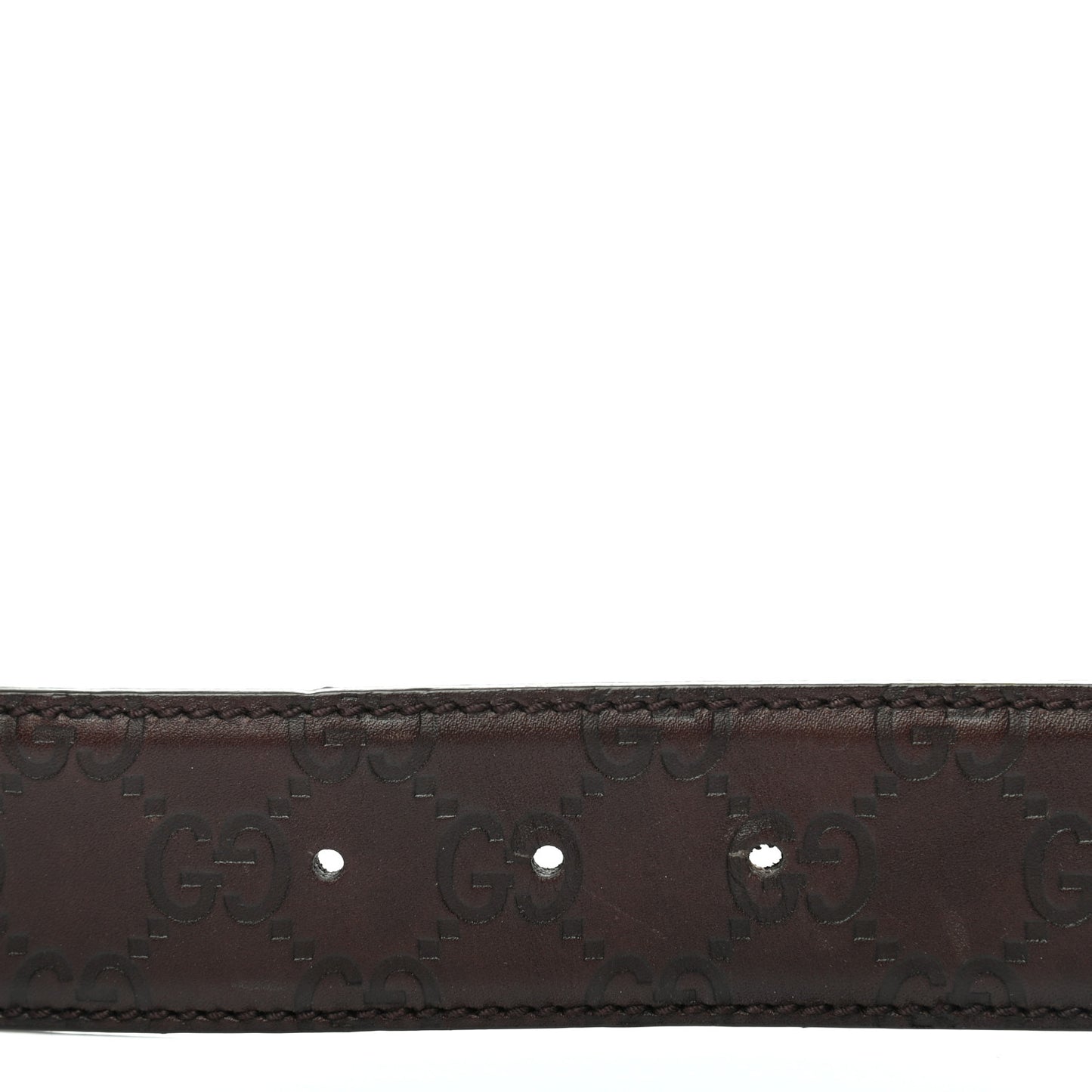 Guccissima Interlocking G Belt 95 38 Brown