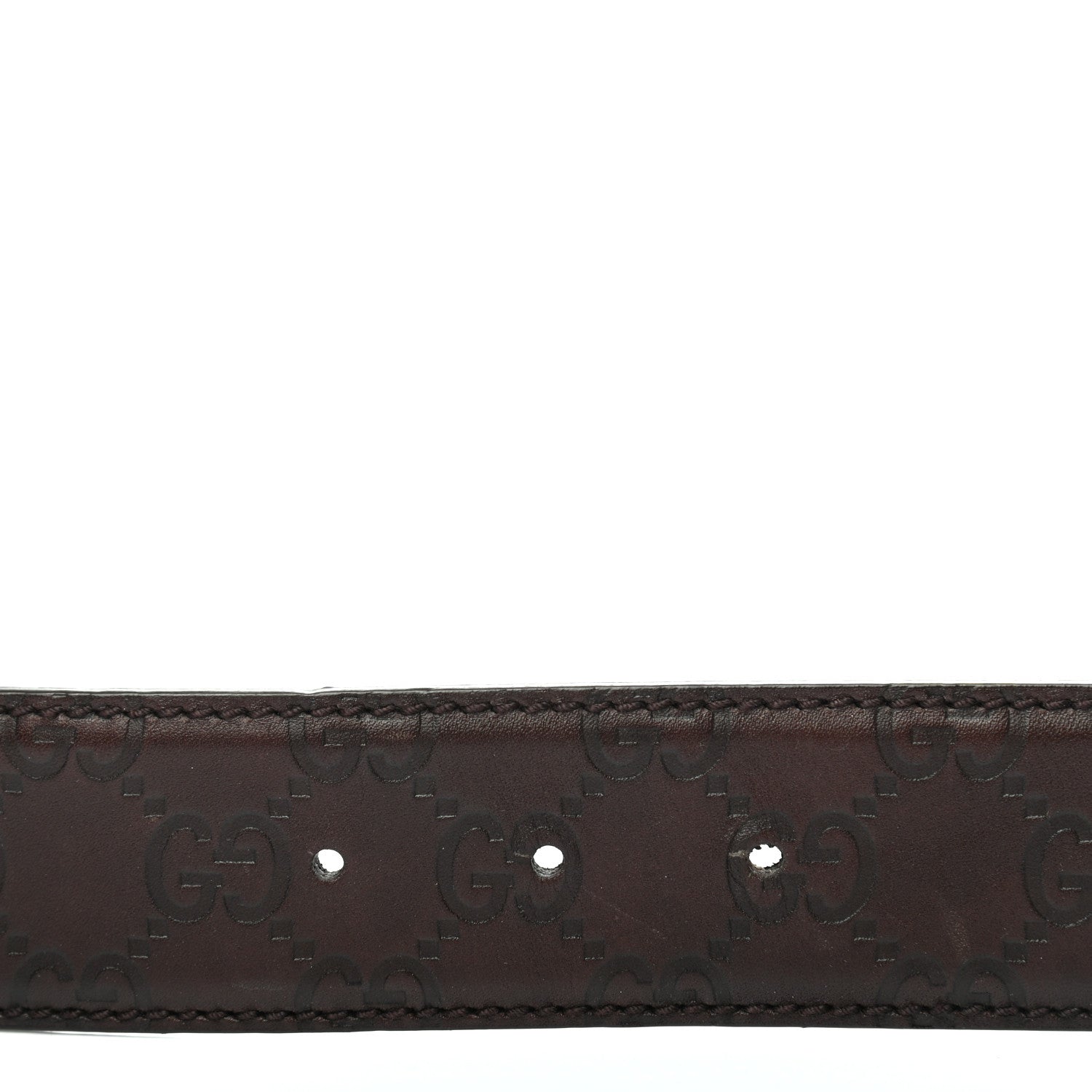 Gucci Guccissima Interlocking G Belt 95 38 Brown 3 of 5