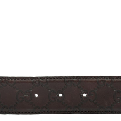 Gucci Guccissima Interlocking G Belt 95 38 Brown 3 of 5
