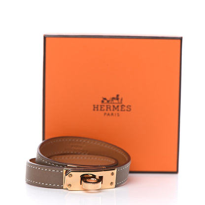 Hermes Swift Kelly Double Tour Bracelet S Etoupe 5 of 5
