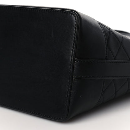 Saint Laurent Lambskin Quilted Small Emmanuelle Bucket Bag Black 9 of 9