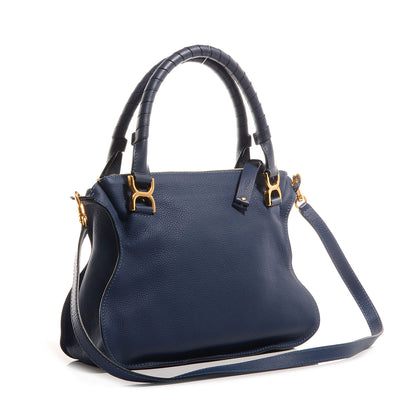 Chloe Calfskin Medium Marcie Satchel Scuba Blue 4 of 11
