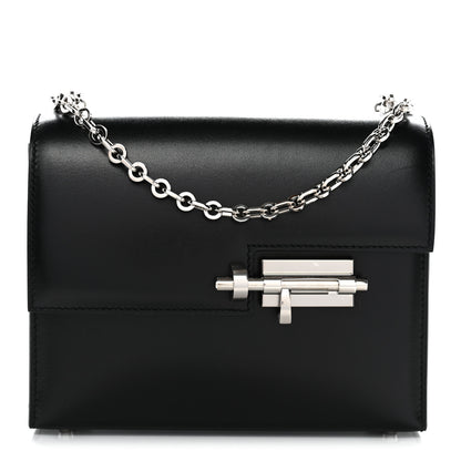 Hermes Box Mini Verrou Chaine Bag Black 1 of 12