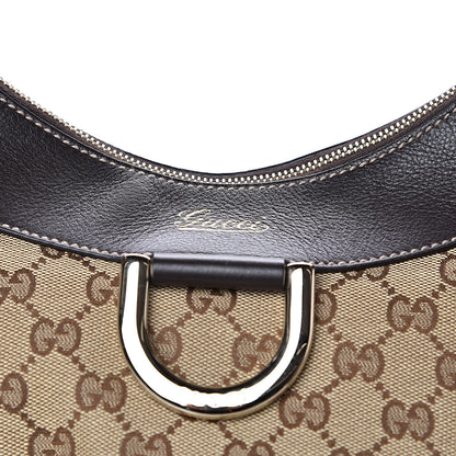 Gucci Monogram Large D Ring Hobo Dark Brown 12 of 12
