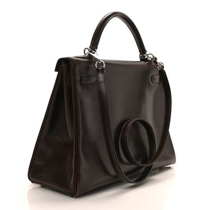 Hermes Box Kelly Retourne 32 Chocolate 3 of 9