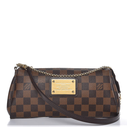 Louis Vuitton Damier Ebene Eva Clutch 1 of 8