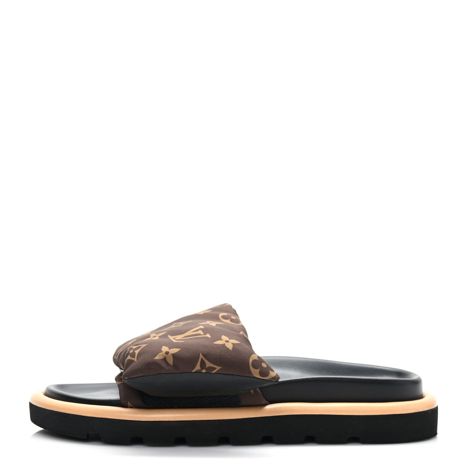 Louis Vuitton Nylon Monogram Pool Pillow Comfort Mule 40 Cacao Brown 1 of 7