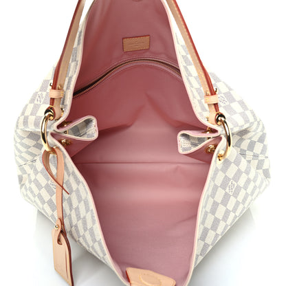 Louis Vuitton Damier Azur Graceful MM Rose Ballerine 5 of 8