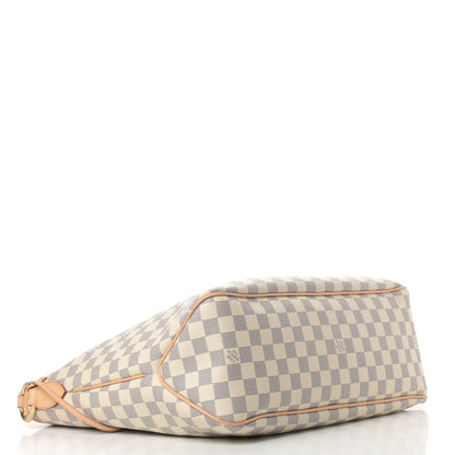 Louis Vuitton Damier Azur Delightful MM Rose Ballerine 3 of 12