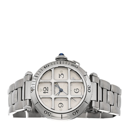 Cartier Stainless Steel 38mm Pasha C Grille Automatic Watch 2 of 4