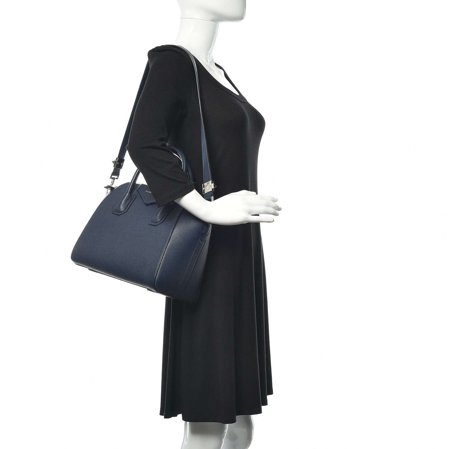 Givenchy Sugar Goatskin Small Antigona Night Blue 2 of 9