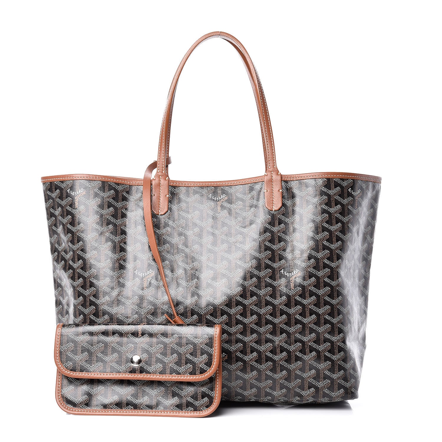 Goyard Goyardine Saint Louis PM Black Gold 1 of 9