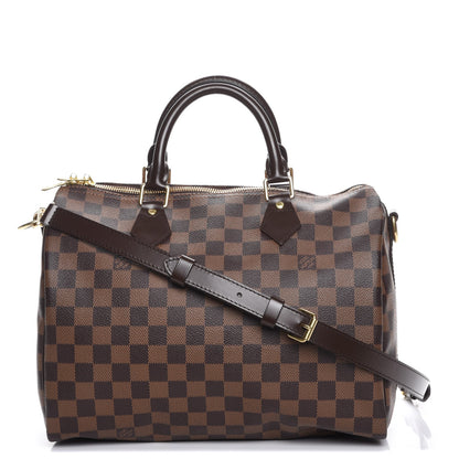 Louis Vuitton Damier Ebene Speedy Bandouliere 30 1 of 9