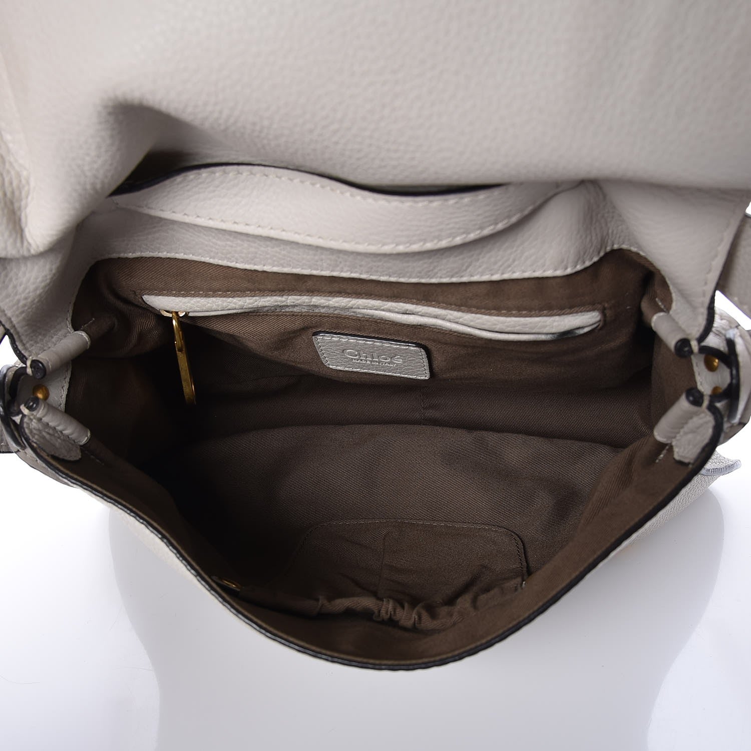 Chloe Calfskin Medium Marcie Top Handle Bag Dove 5 of 8