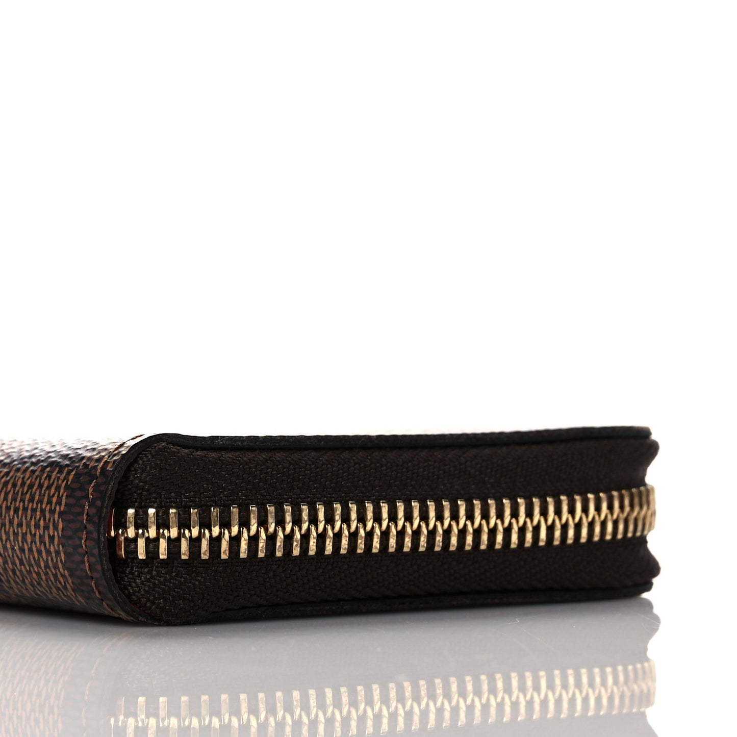 Damier Ebene Clemence Wallet Cherry