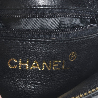Chanel Lizard Evening Bag Black 6 of 8