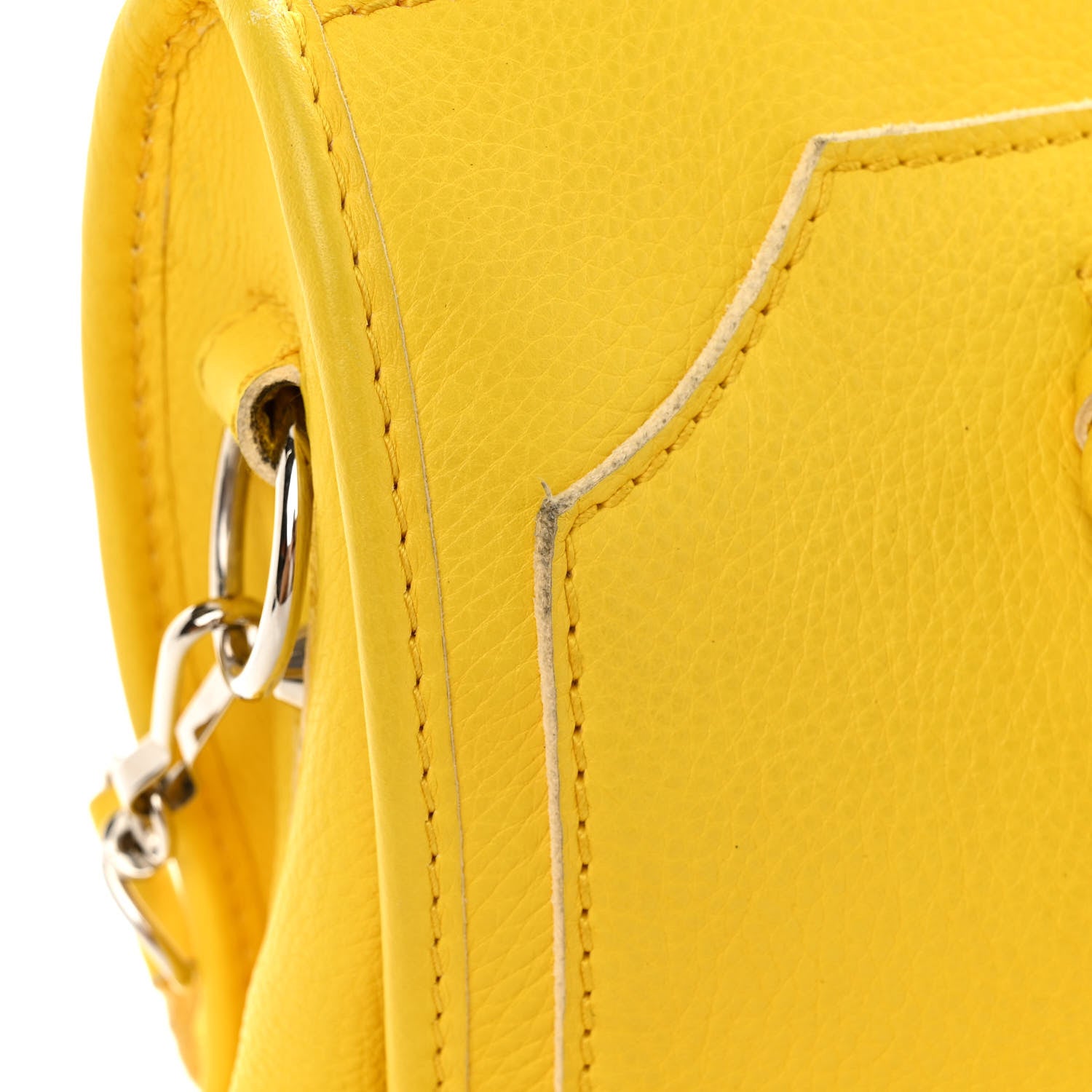 Balenciaga Vibrato Calfskin Classic Silver Hardware City Jaune Soleil 17 of 19