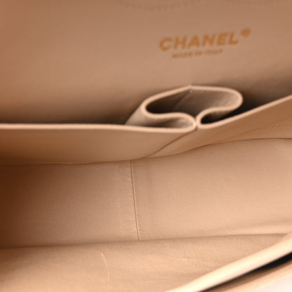 Chanel Lambskin Quilted Jumbo Double Flap Beige 5 of 10
