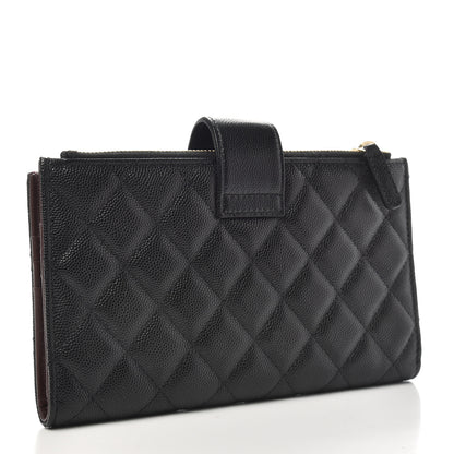Chanel Caviar Quilted Organizer Wallet Black 3 of 9