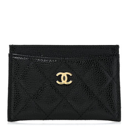 Chanel Caviar Quilted Card Holder Black 1 of 9