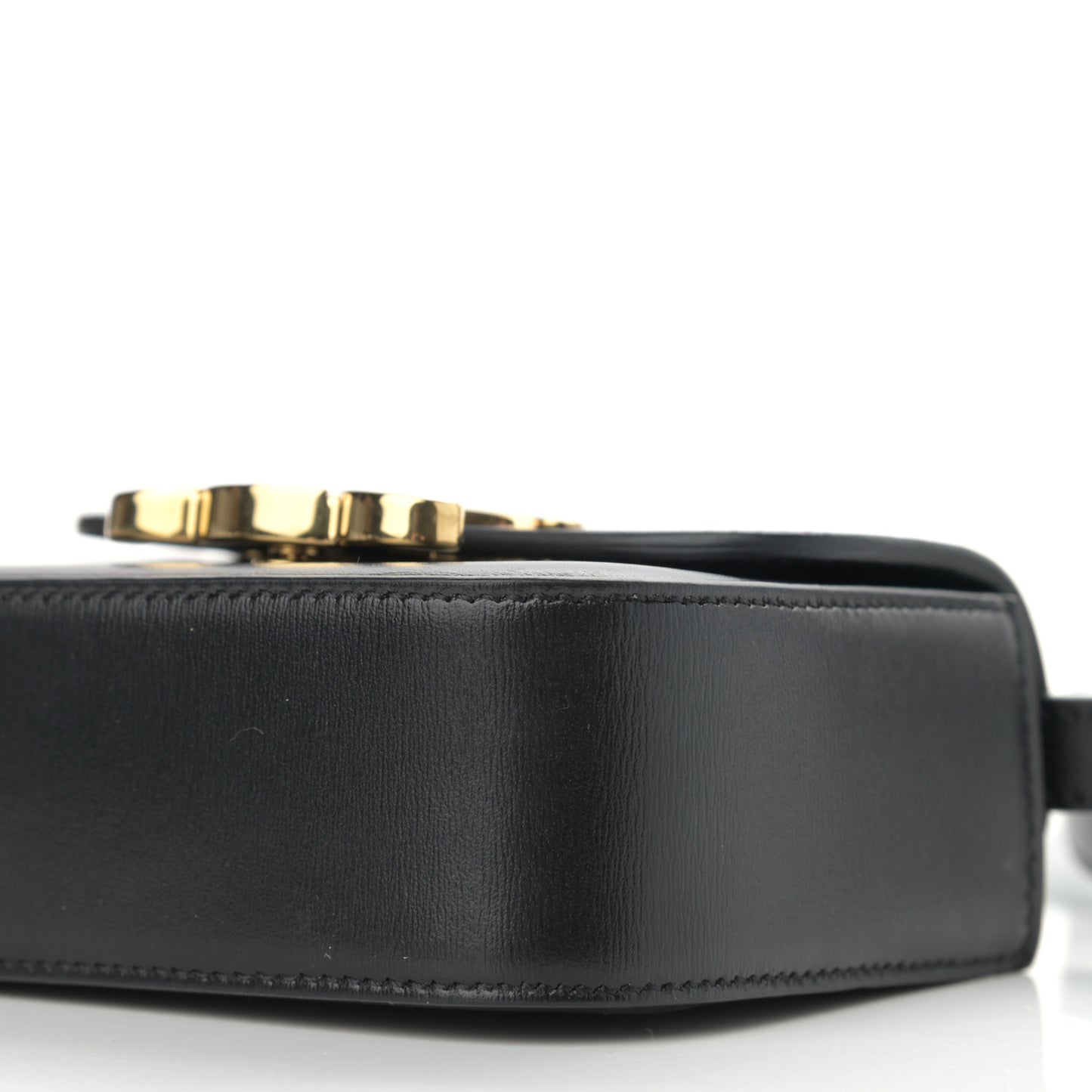 Shiny Calfskin Mini Triomphe Black