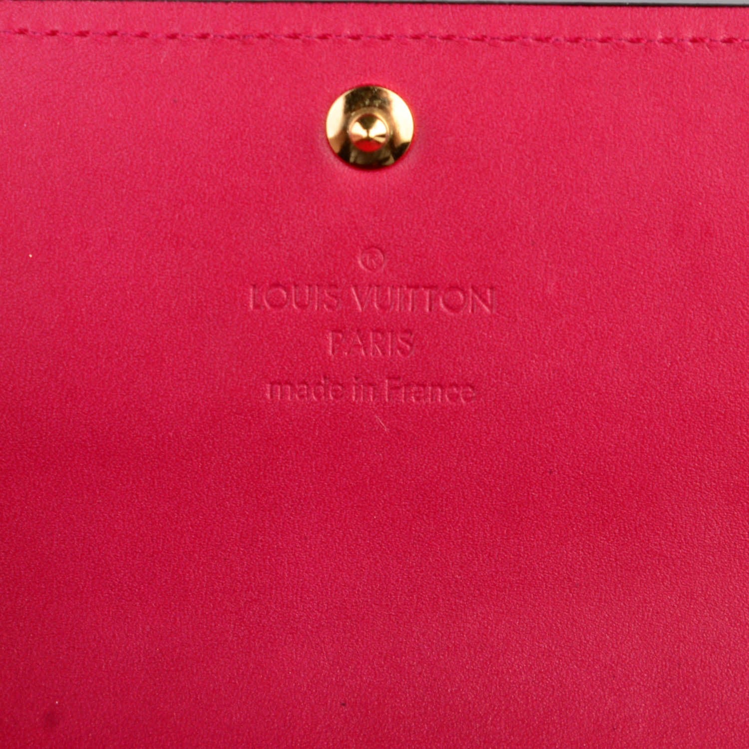 Louis Vuitton Vernis Sarah Wallet Rose Indien 5 of 7