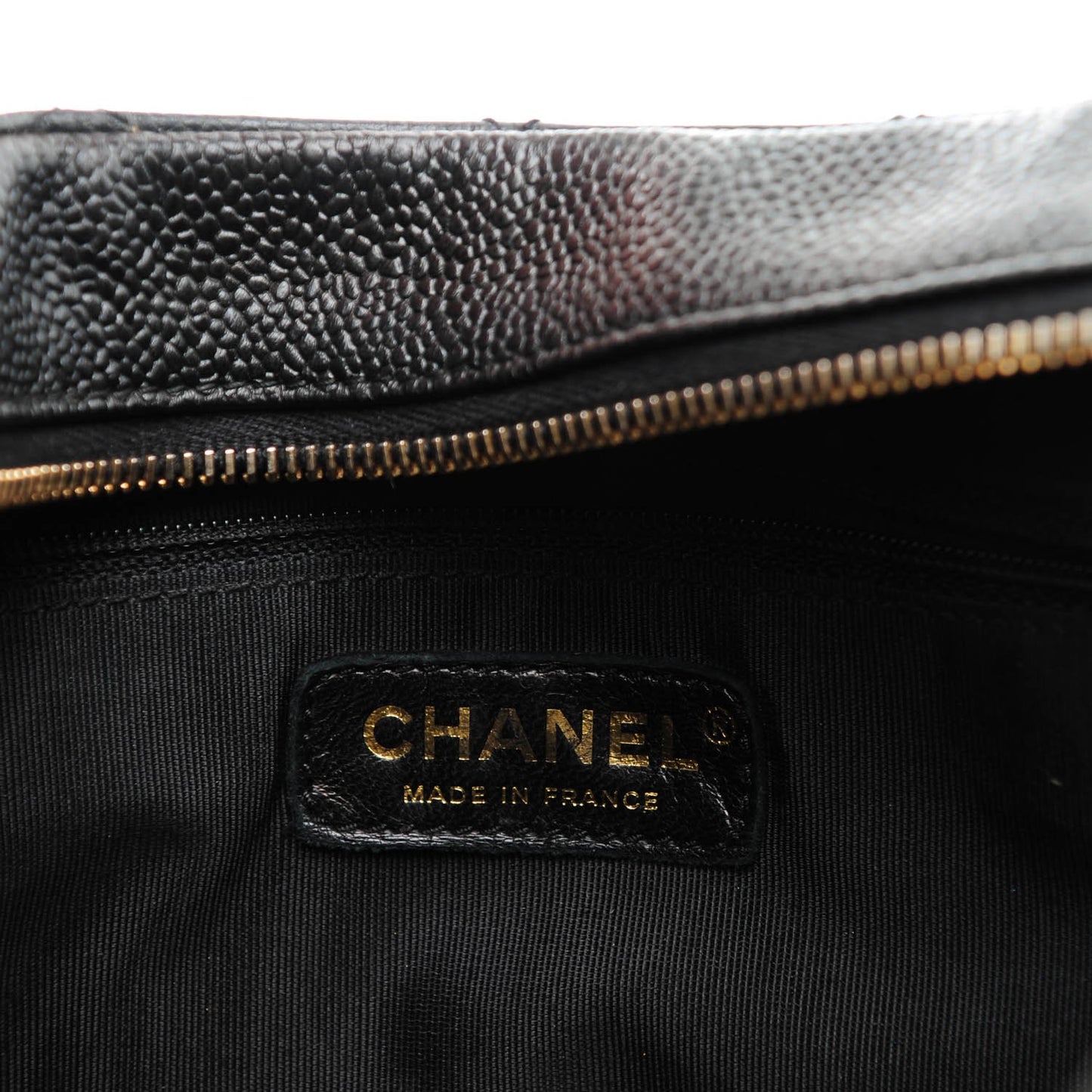 Caviar Quilted Hobo Black
