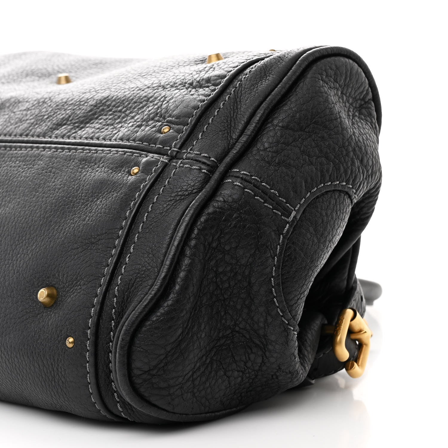 Chloe Calfskin Medium Paddington Satchel Black 9 of 9