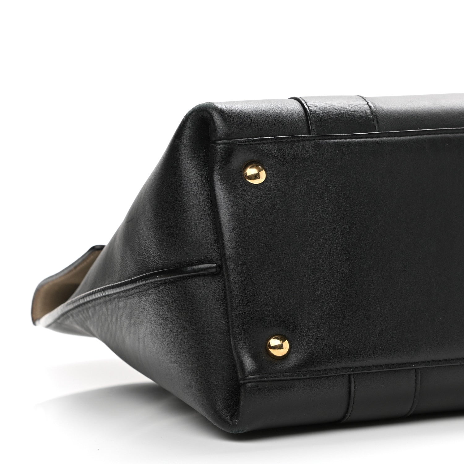 Salvatore Ferragamo Calfskin Medium Sookie Satchel Black 6 of 14