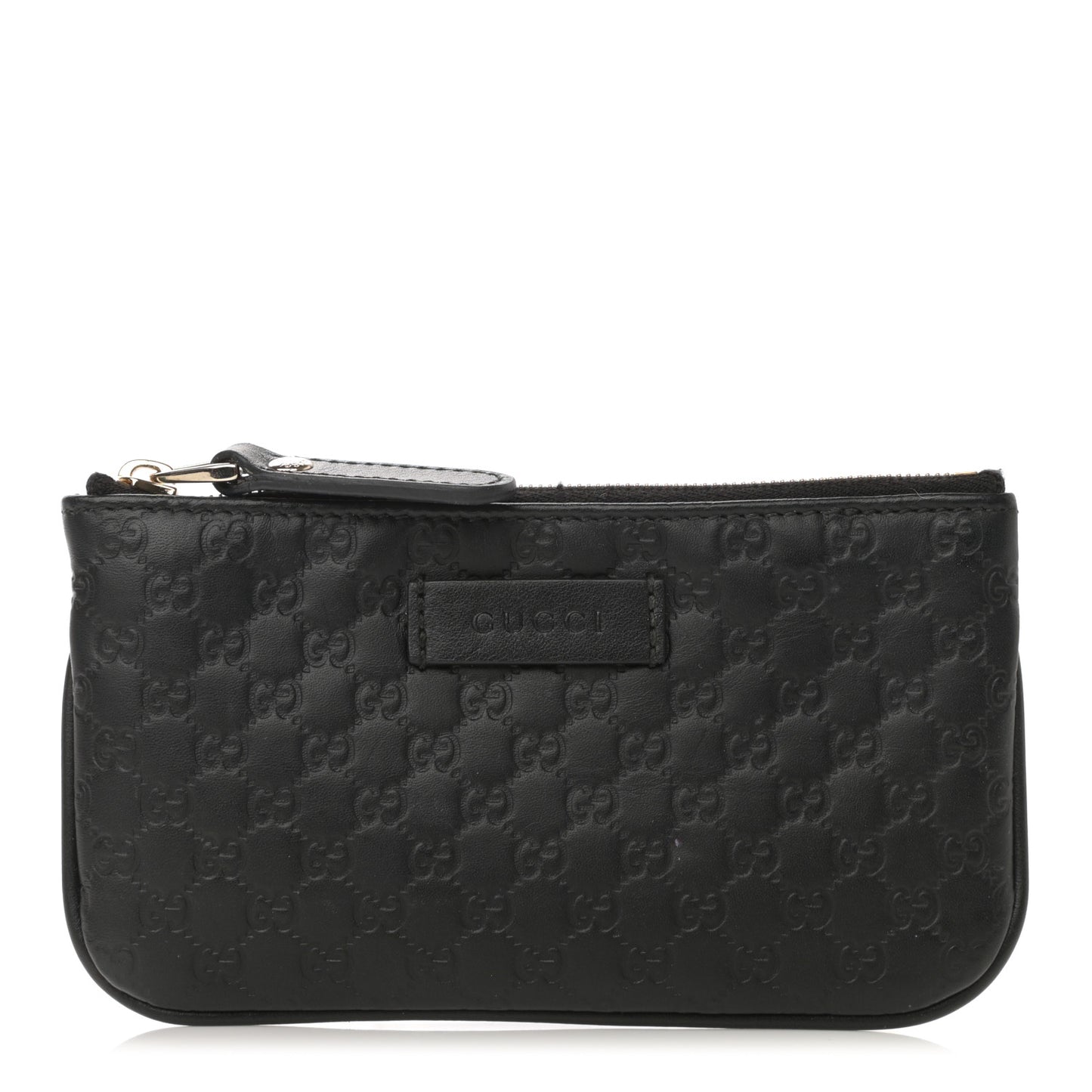 Microguccissima Key Ring Coin Case Black