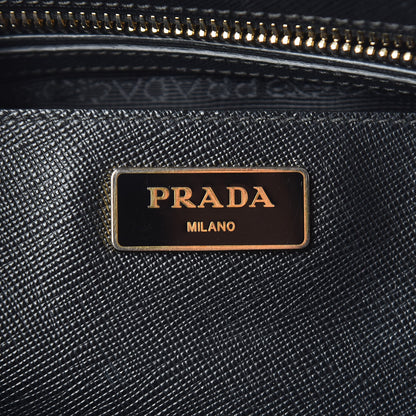 Prada Saffiano Large Galleria Double Zip Tote Black 6 of 15