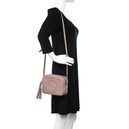 Gucci Cellarius Calfskin Small Soho Disco Bag Dark Cipria 2 of 10