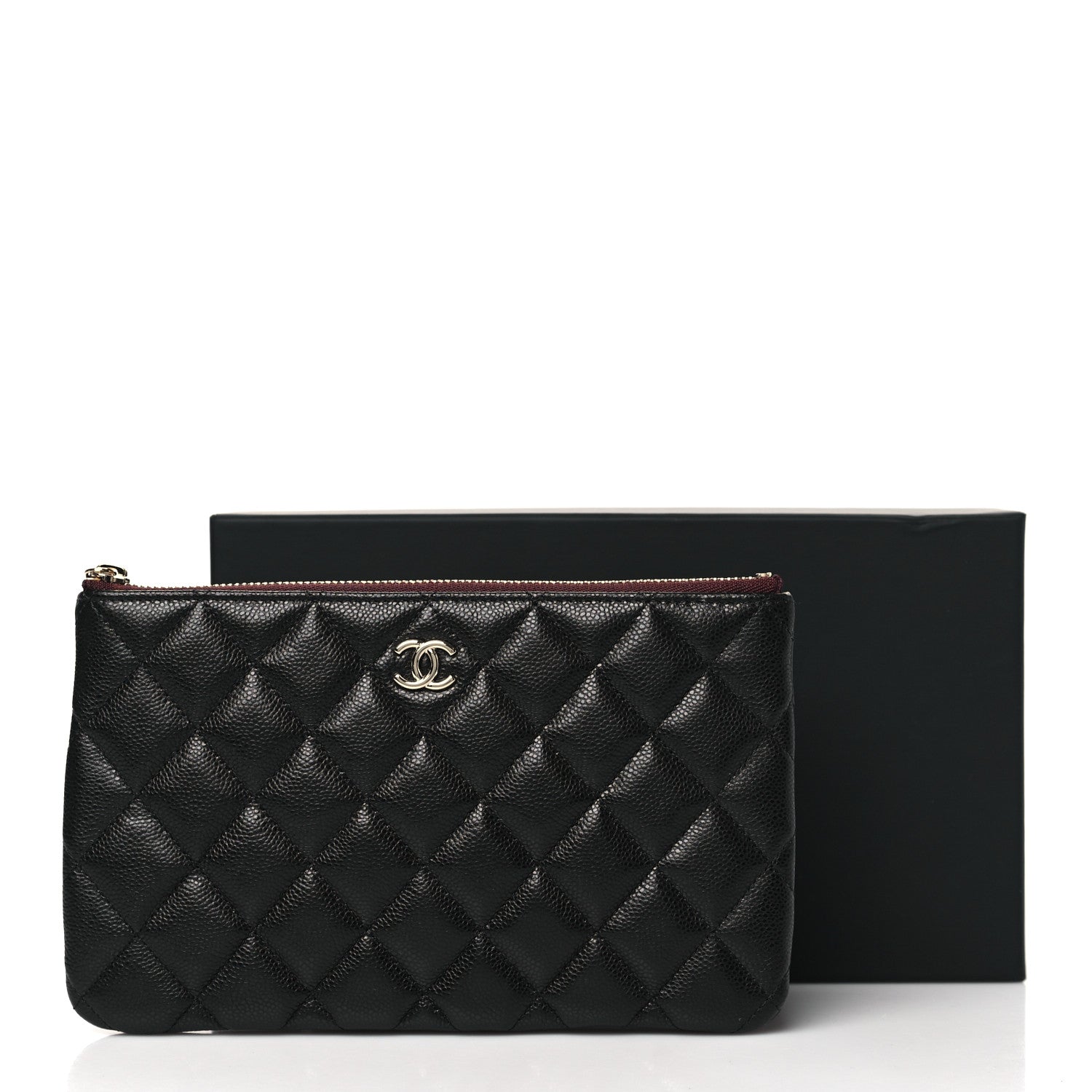 Chanel Caviar Quilted Cosmetic Case Black 9 of 9