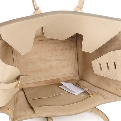 Celine Crisped Calfskin Small Tie Knot Tote Light Taupe 6 of 8