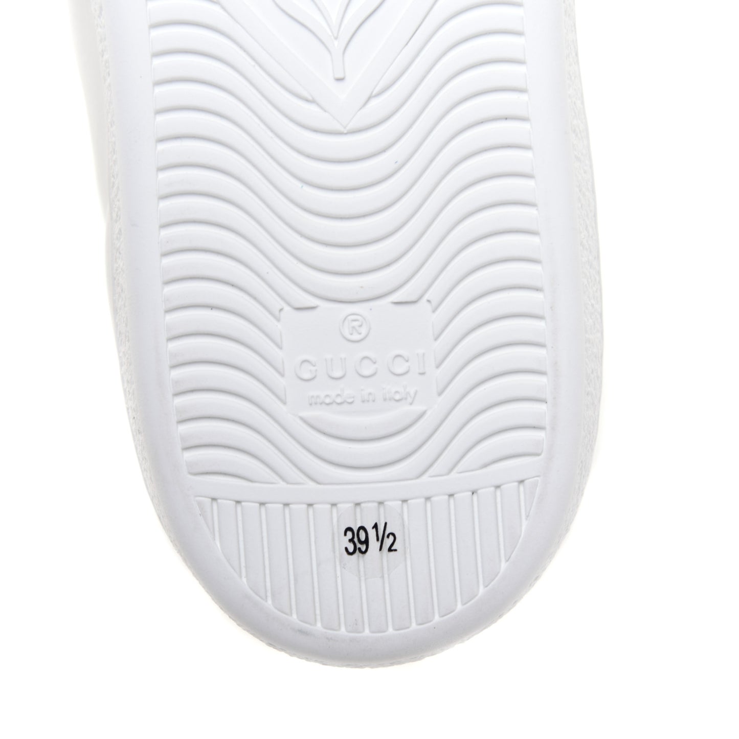 Calfskin Sequins Web Cat Womens Ace Sneakers 39.5 White